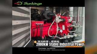 2000kW প্রাকৃতিক গ্যাস জেনারেটর সেট