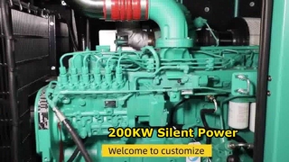 200KW সাইলেন্ট জেনারেটর পাওয়ার সলিউশন