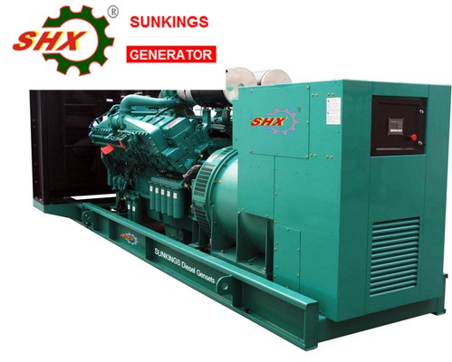 কেনা 60hz 6.3kv 1000KW কামিন্স ওপেন টাইপ জেনারেটর online manufacture