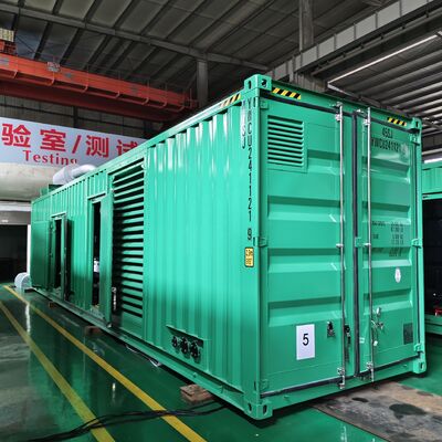 কেনা 1000kw 1200kw 1500kw কনটেইনার টাইপ ডিজেল জেনারেটর সেট ইন্ডাস্ট্রিয়াল পাওয়ার প্ল্যান্ট ডিজেল জেনারেটর সেট উইচাই ইঞ্জিন সহ online manufacture