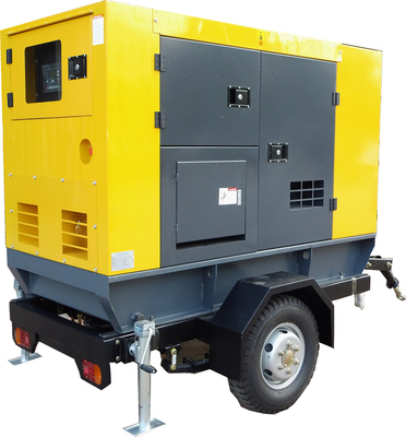 কেনা 220 ভোল্ট 380 ভোল্ট 400 Kva ডিজি সেট মোবাইল ট্রেলার চাকার সাথে ডিজেল জেনারেটর online manufacture