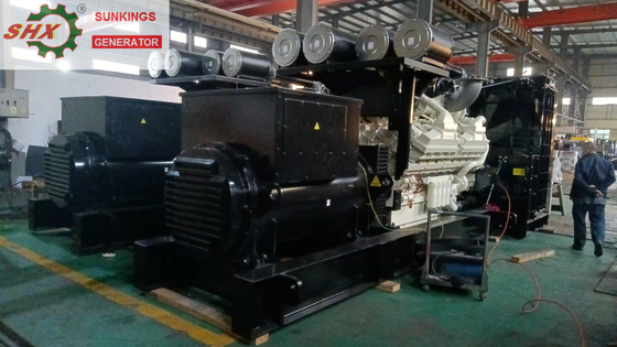কামিন্স 2500kva 6.3kv উচ্চ ভোল্টেজ জেনারেটর সমুদ্র বন্দর জন্য স্ট্যান্ডবাই