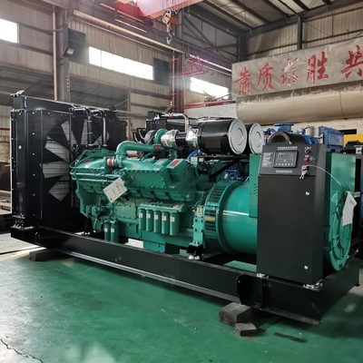 ওয়াটার কুলড 1000kw কামিন্স ডিজেল জেনারেটর সেট 1 মেগাওয়াট জেনসেট 1 মেগাওয়াট