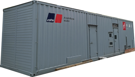 16 সিলিন্ডার 2000kva কন্টেইনার ডিজেল জেনারেটর 400V বৈদ্যুতিক পাওয়ার জেনারেটর